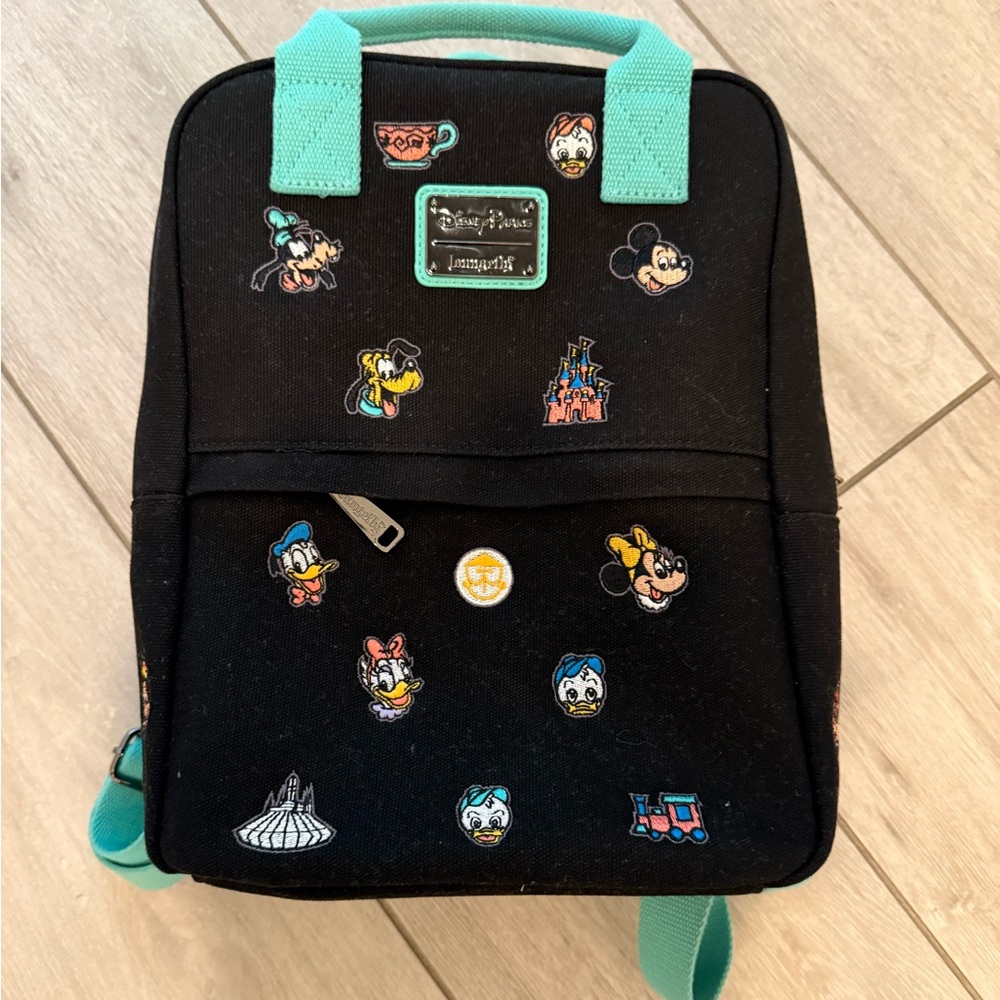 Loungefly 2024 Disneyland Parks Mickey and Friends Canvas Backpack